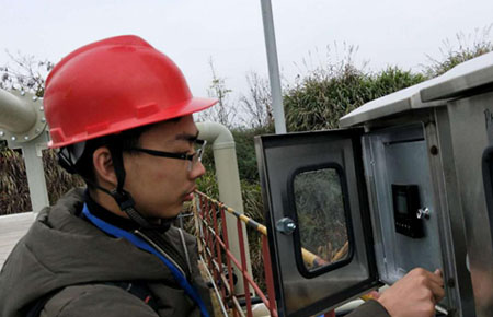 污水處理行業(yè)\聯(lián)測pH、電磁服役于浙江建業(yè)化工污水處理站